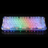 FirstBlood B81 Transparent Mechanical Keyboard mechkeysshop Transparent Crystal Jelly 