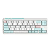 FL·ESPORTS CMK68-SAM Three Mode Mechanical Keyboard mechkeysshop FL-Ice Mint Candy 