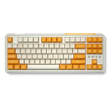 FL·ESPORTS CMK87-SAM Three-Modes 87Keys Mechanical Keyboard mechkeysshop Banana Yellow BOX Red 