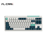 FL·ESPORTS CMK87-SAM Three-Modes 87Keys Mechanical Keyboard mechkeysshop Ice Mint BOX Red 