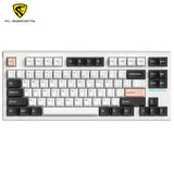 FL·ESPORTS FL750 Hot-Swap Mechanical Keyboard mechkeysshop White Pink Box V2 red 