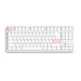 FL·ESPORTS GP87 Wired Mechanical Keyboard mechkeysshop Peach-Wired BOX Red 