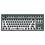 FL·ESPORTS MK870 Wireless Mechanical Keyboard Kit mechkeysshop Green(South facing LED)-Three mode 