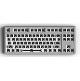 FL·ESPORTS MK870 Wireless Mechanical Keyboard Kit mechkeysshop Grey(South facing LED)-Single mode 