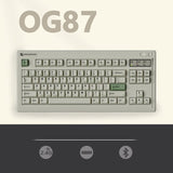 FL·ESPORTS OG87/OG104 Retro Mechanical Keyboard mechkeysshop White MX Ice Mint V2 OG87
