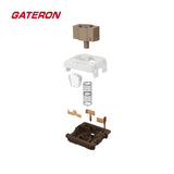 Gateron Chocolate Low Profile Mechanical Switches mechkeysshop 