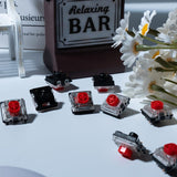 Gateron KS-33 Low Profile Linear Silent Red Switches mechkeysshop 