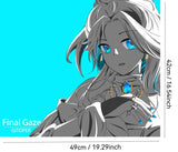 GITOPER Final Gaze Anime Gaming Mouse Pad - Cloth Surface Control Type mechkeysshop Blue 