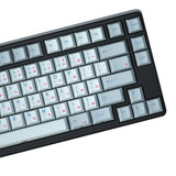 IDOBAO 139 Japanese Blue Gray Cherry PBT Keycaps mechkeysshop 