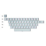 IDOBAO 139 Japanese Blue Gray Cherry PBT Keycaps mechkeysshop Jan Base 