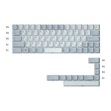 IDOBAO 139 Japanese Blue Gray Cherry PBT Keycaps mechkeysshop Jan minila 