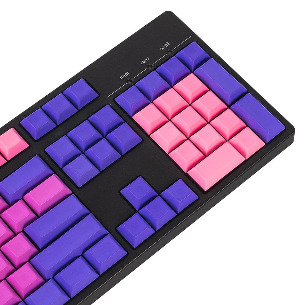 IDOBAO DSA Profile PBT Blank Pink Purple Keycap – mechkeysshop