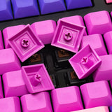 IDOBAO DSA Profile PBT Blank Pink Purple Keycap mechkeysshop 