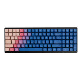 IDOBAO Gradient Color MA Height Laser Engraving Dyed Keycaps mechkeysshop 