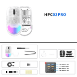 Incott HPC02/HPC02 Pro/HPC02m Pro Hot-Swappable Mouse mechkeysshop HPC02 Pro Transparent Package as picture shown 
