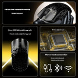 IPI Float 18 88 Carbon Fiber Wireless Gaming Mouse – PAW3395 Sensor, 26,000 DPI, Tri-Mode, Dual 8K Polling Rate mechkeysshop 
