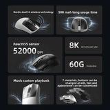 IPI HAZEX Wireless Gaming Mouse Dual 8K for Big Hands mechkeysshop 