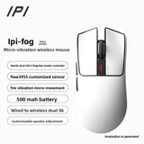 IPI HAZEX Wireless Gaming Mouse Dual 8K for Big Hands mechkeysshop Basic White 