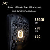 IPI Stay Fly Carbon Fiber Wireless Gaming Mouse – PAW3950 Sensor, Tri-Mode, Dual 8K Polling Rate mechkeysshop 