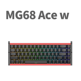 IROK MG68 Series Aluminium Alloy Hall Effect Keyboard mechkeysshop MG68 ACE W Black 
