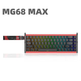 IROK MG68 Series Aluminium Alloy Hall Effect Keyboard mechkeysshop MG68 MAX Black 