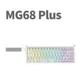 IROK MG68 Series Aluminium Alloy Hall Effect Keyboard mechkeysshop MG68 PLUS White 