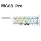 IROK MG68 Series Aluminium Alloy Hall Effect Keyboard mechkeysshop MG68 Pro White 