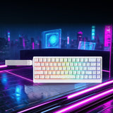 IROK ND68 Magnetic Switch Gaming Mechanical Keyboard mechkeysshop ND68 Pro White 