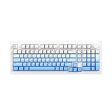 JAMESDONKEY R2 Aluminium Alloy Mechanical Keyboard mechkeysshop Fully assembled Keyboard sky white White Wings Switch