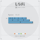 JTK Lofi Cherry Profile ABS Keycaps mechkeysshop Blue Spacebar 