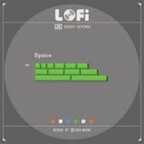JTK Lofi Cherry Profile ABS Keycaps mechkeysshop Green Spacebar 