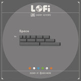 JTK Lofi Cherry Profile ABS Keycaps mechkeysshop Grey Spacebar 