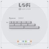 JTK Lofi Cherry Profile ABS Keycaps mechkeysshop White Spacebar 