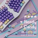 JTK Needy Candy Cherry Profile Purple Keycaps