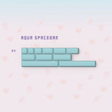 JTK Needy Candy Cherry Profile Purple Keycaps mechkeysshop Aqua Spacebar 