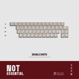 JTK NOT ESSENTIAL Cherry Profile ABS Keycaps mechkeysshop Doubleshot 