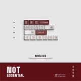 JTK NOT ESSENTIAL Cherry Profile ABS Keycaps mechkeysshop Novelties 