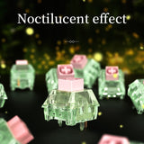 Kailh Box Peach Blossom and Jasmine Luminous Linear Switches mechkeysshop 