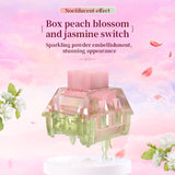 Kailh Box Peach Blossom and Jasmine Luminous Linear Switches mechkeysshop 