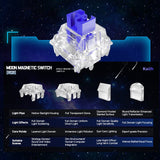 Kailh Galaxy Series Magnetic Switches(Star Magnetic Switches / Moon Magnetic Switches) mechkeysshop Moon Magnetic 30 pcs 