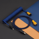 KBDfans Blue Handmade Custom Keyboard USB-C Cable