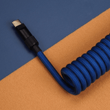 KBDfans Blue Handmade Custom Keyboard USB-C Cable mechkeysshop 