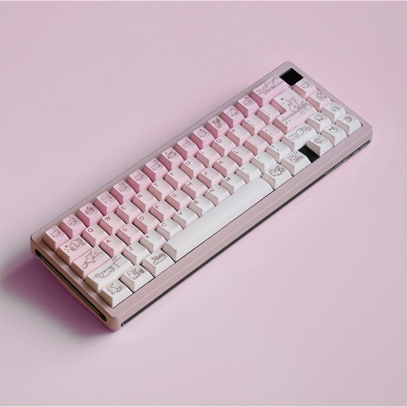 Keyboard Science Mio Yogurt Peach Flavor Cherry Profile Keycaps Set ...