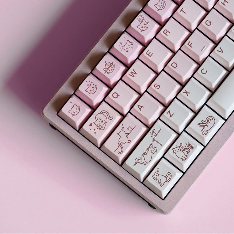 Keyboard Science Mio Yogurt Peach Flavor Cherry Profile Keycaps Set ...