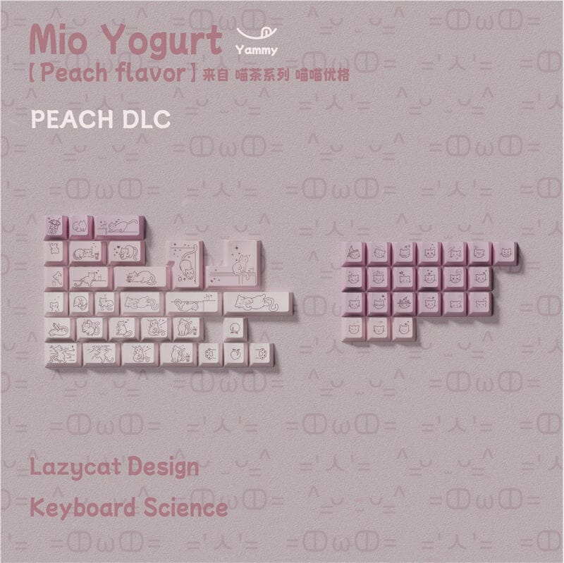 Keyboard Science Mio Yogurt Peach Flavor Cherry Profile Keycaps Set ...