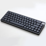 Keydous AJ68 Gasket Low Profile Silent Mechanical Keyboard mechkeysshop AJ68 Black Taro Mini 