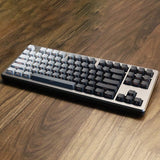 Keydous NJ87Pro Gasket Mechanical Keyboard mechkeysshop Side Printed PC BOX Taro Ice Cream Pro
