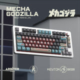 KeyTok Mecha Godzilla KOL Profile Dye-Sub Keycaps mechkeysshop 