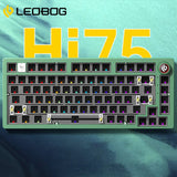 LEOBOG Hi75 Aluminium Wired Keyboard Kit mechkeysshop Deep Green Kit 