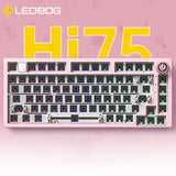 LEOBOG Hi75 Aluminium Wired Keyboard Kit mechkeysshop Pink Kit 